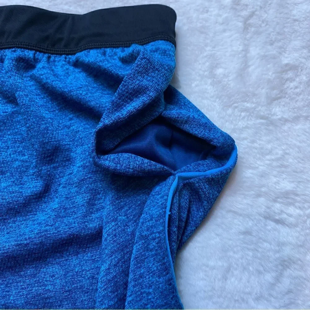 Adidas Blue Tone Pull On Athletic Shorts Size Medium